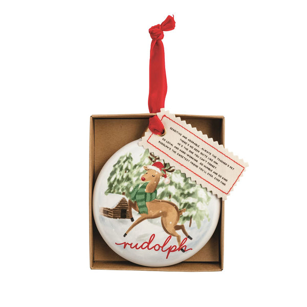 Reindeer Name Ornaments