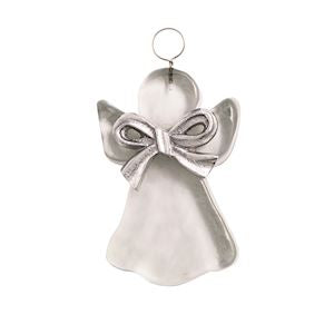 Glass Ornaments with Metal Bow