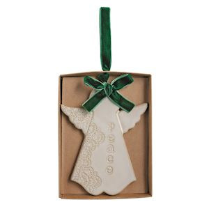 White Christmas Figural Ornament