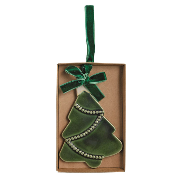 White Christmas Figural Ornament