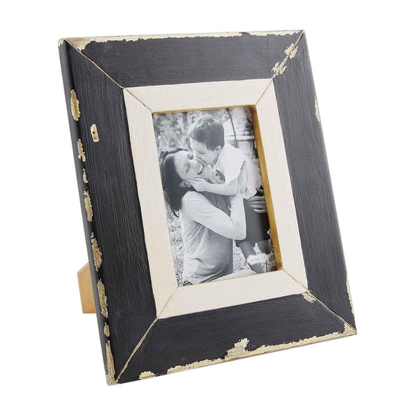 Black & White Distressed Picture Frame