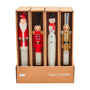 CHRISTMAS FIGURAL TAPERS