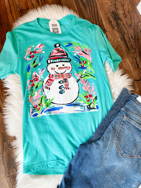 Snowman Christmas Tee