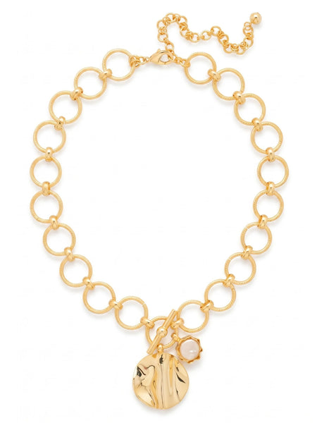 Sorrelli || Guinevere Pearl Pendant Necklace