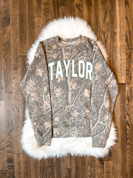 Camo Team Pullover || Taylor