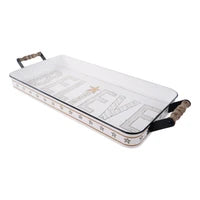 Believe Star Enamel Tray