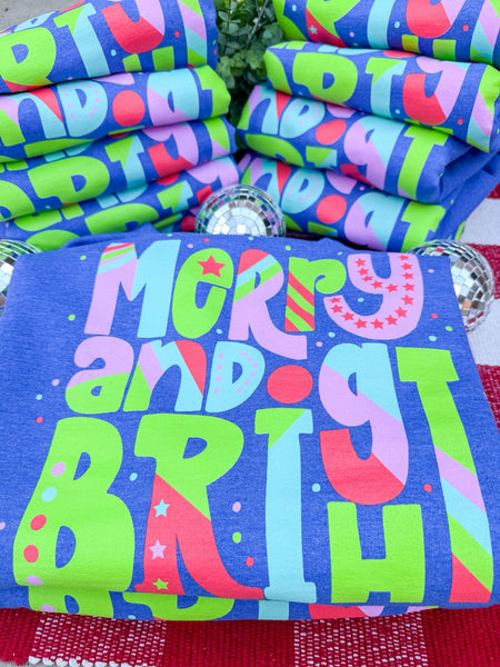 Merry & Bright Christmas Tee