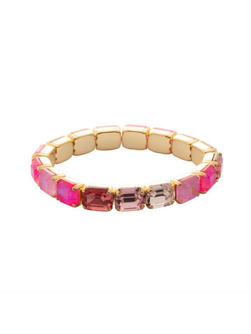 Sorrelli || 7 Inch Easton Emerald Cut Stretch Bracelet - Big Flirt