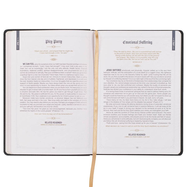 Devotional God's Daily Wisdom for Men Faux Leather