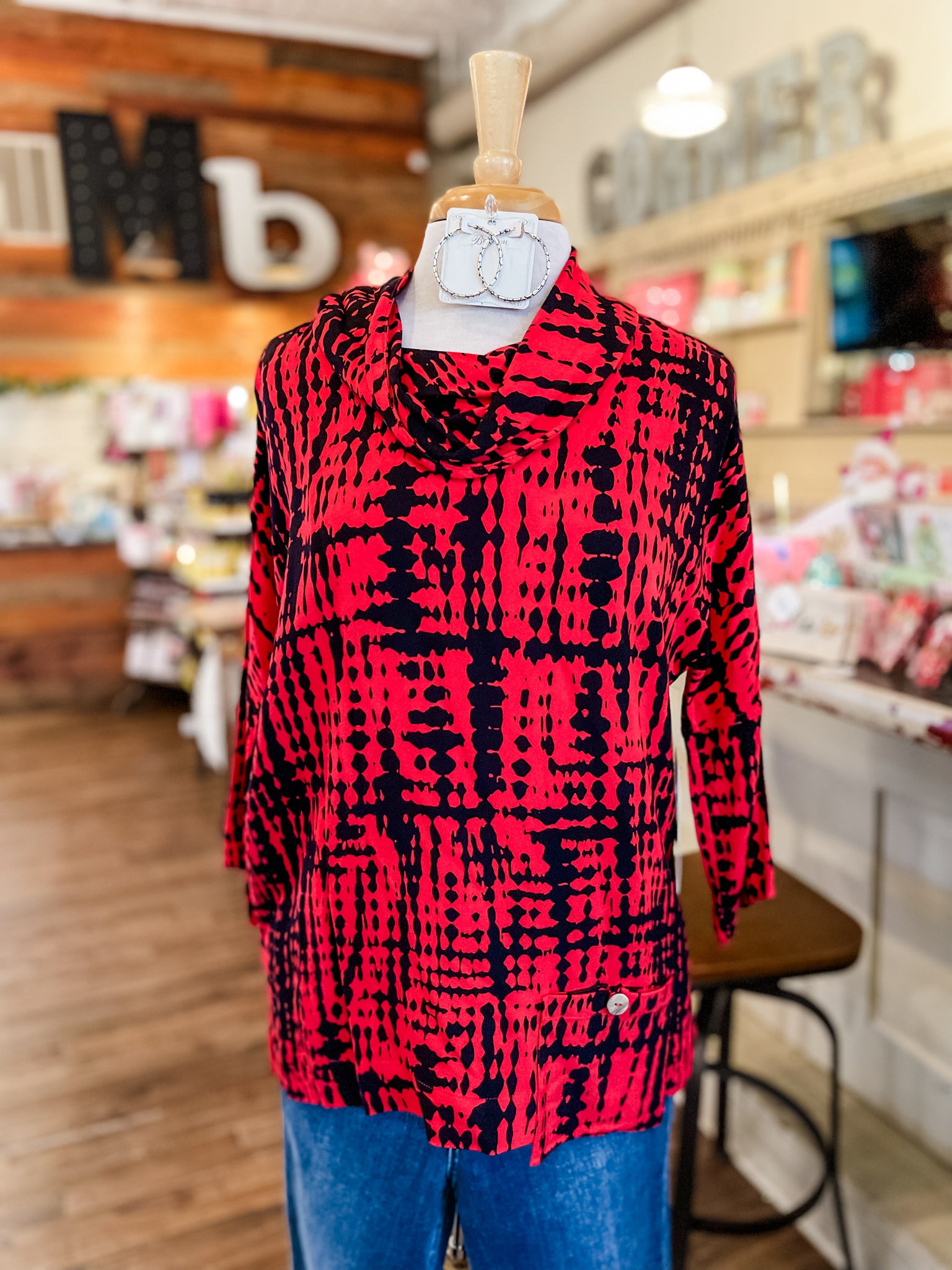 Ali Miles || Aubree Cowl Popover Tunic