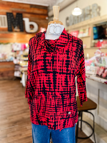 Ali Miles || Aubree Cowl Popover Tunic