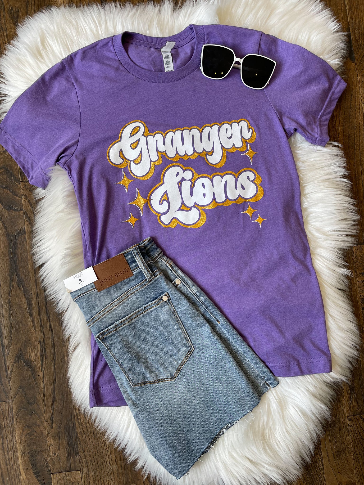 School Spirit Stars Tee || Granger Lions