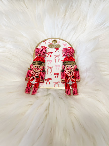 HOLIDAY BEADED EARRINGS