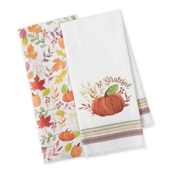 Grateful Harvest Dish Towel - Set of 2