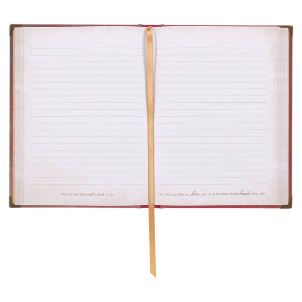 Journal Hardcover Pink Butterfly Be Still Ps. 46:10