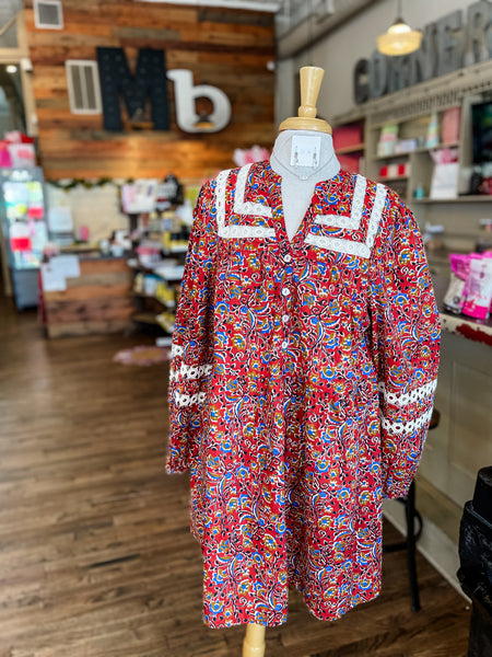 Barlowe Dress || Rust