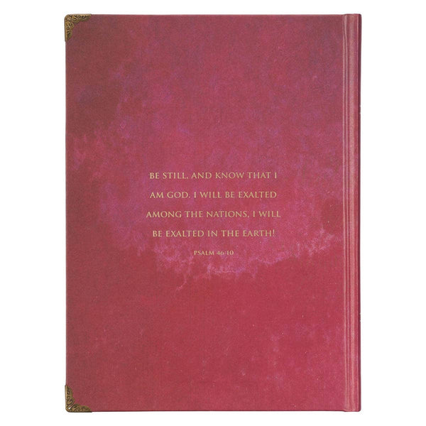 Journal Hardcover Pink Butterfly Be Still Ps. 46:10