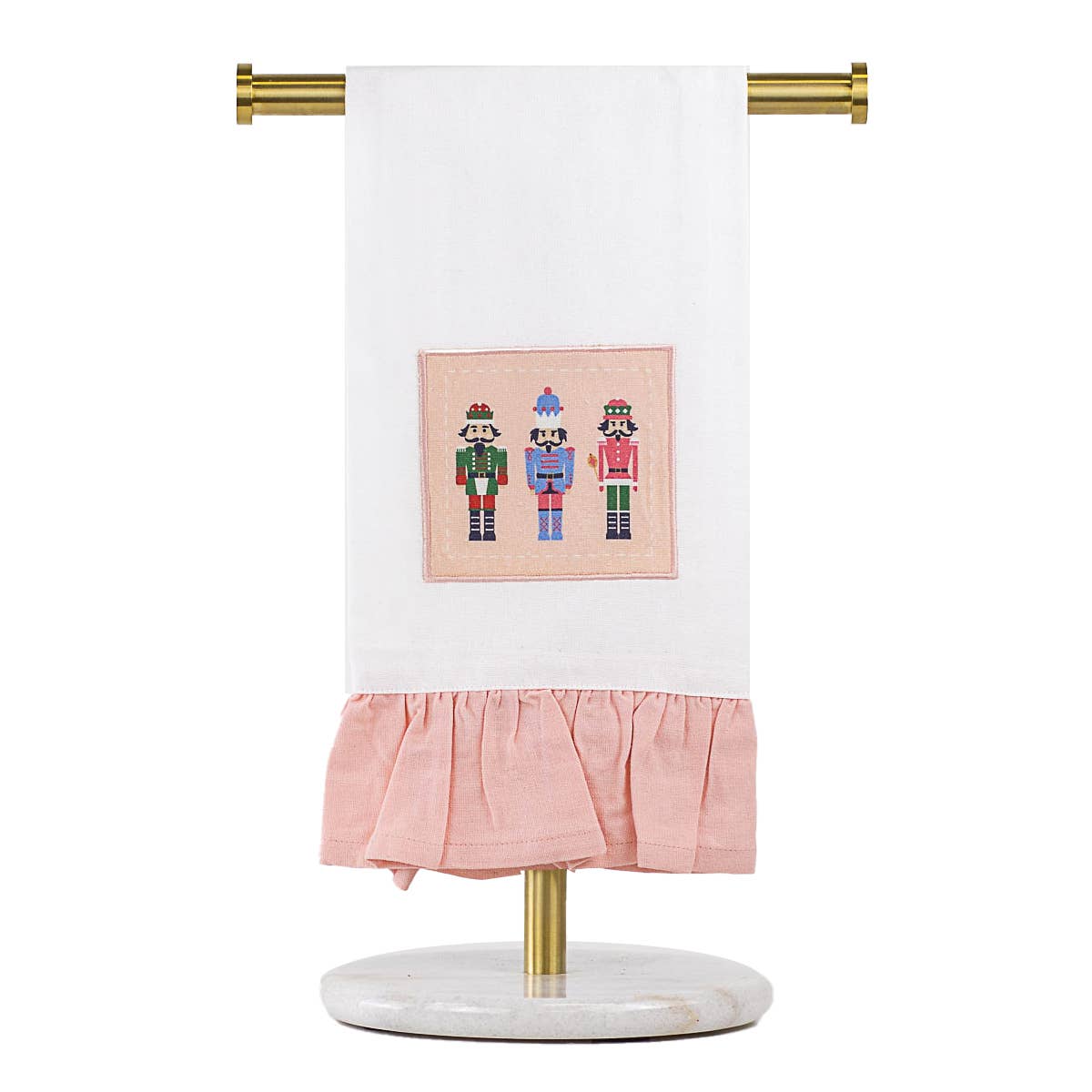 NUTCRACKER MARCH RUFFLE HAND TOWEL