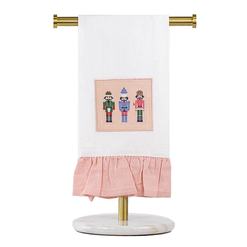 NUTCRACKER MARCH RUFFLE HAND TOWEL