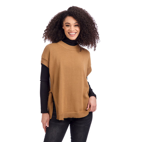 Tye Sweater Vest || Tan