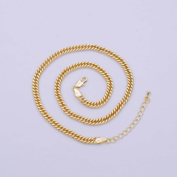 Cuban Gold Chain Necklace || 5mm