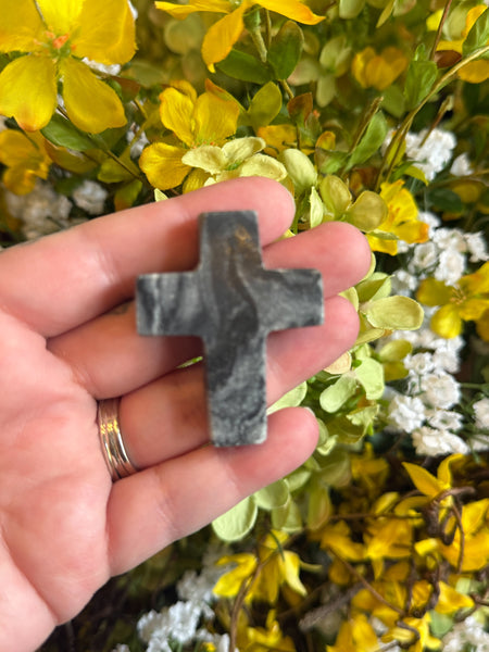 Marble Pocket Crosses