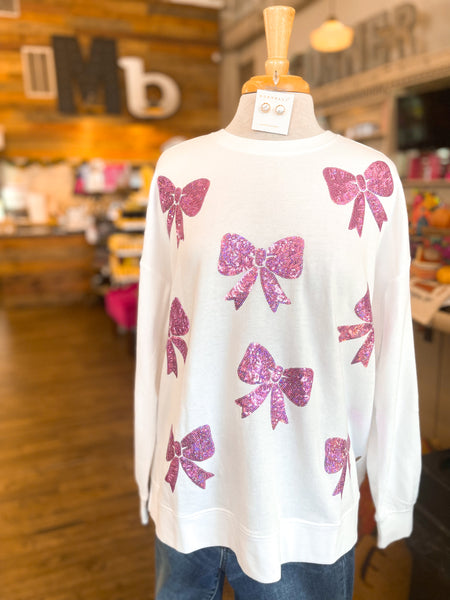 Bow Sparkle Sweatshirt