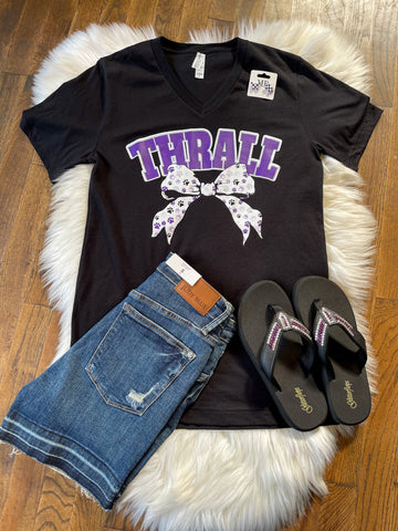 Bow Town Spirit Vneck Tee || Thrall