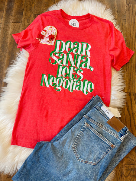 Santa, Let's Negotiate Tee