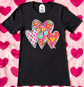 Callie Ann's Trio of Hearts Tee