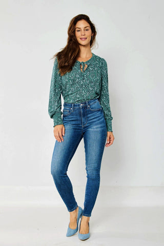 Judy Blue || Sarah High Waist Tummy Control Classic Skinny Jean