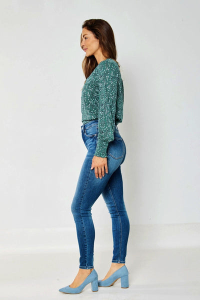 Judy Blue || Sarah High Waist Tummy Control Classic Skinny Jean