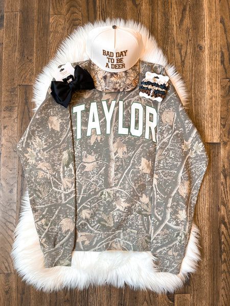 Camo Team Pullover || Taylor