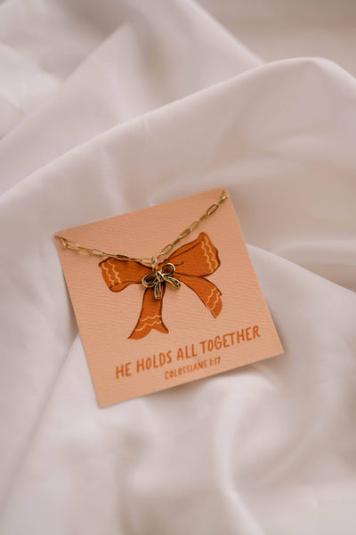 Dear Heart || He Holds All Together Necklace