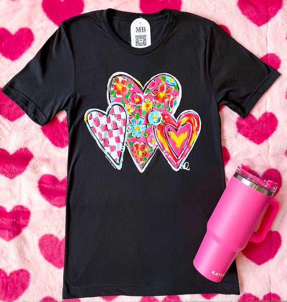 Callie Ann's Trio of Hearts Tee