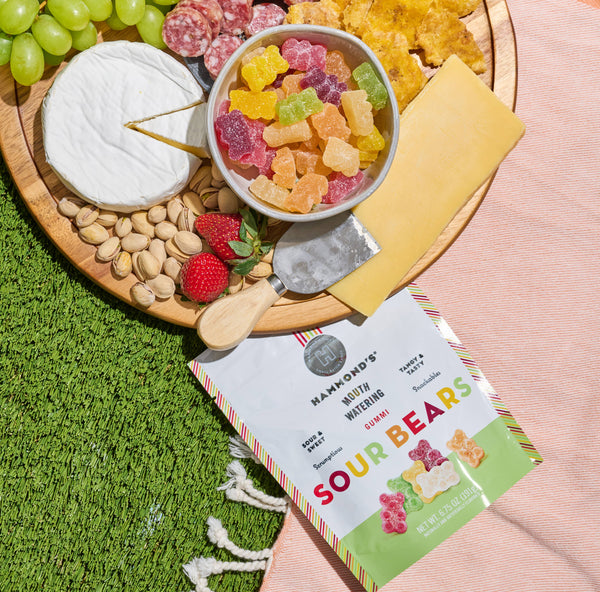 Sweet & Sour Candy - Gummi Bears - 6.75 oz Resealable Bag