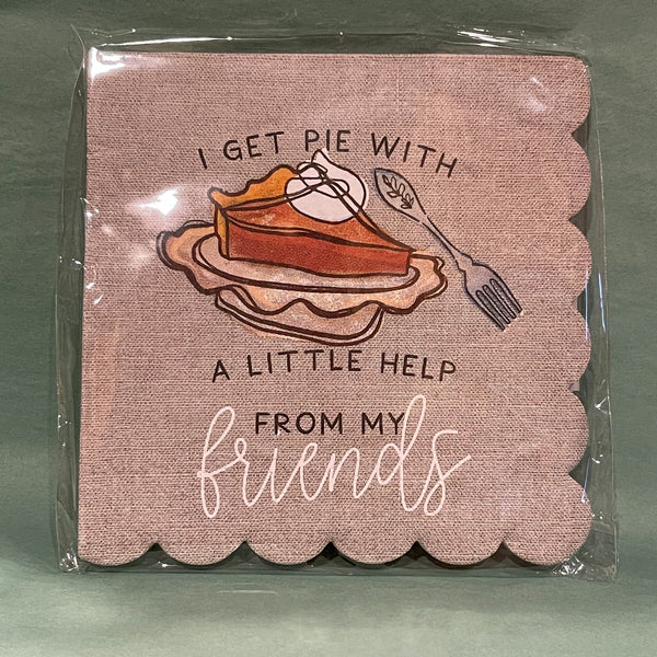 THANKSGIVING COCKTAIL NAPKIN SET