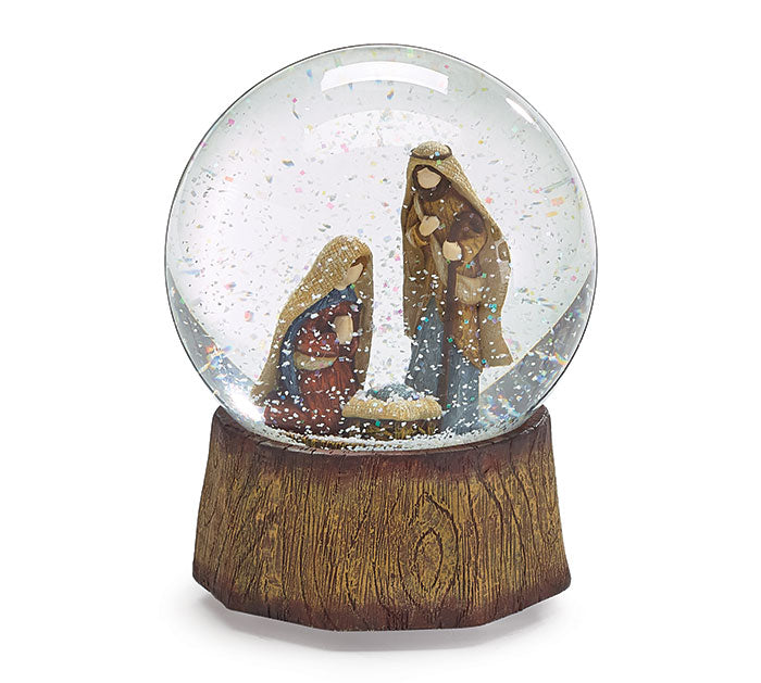 MANGER SCENE NATIVITY SNOW GLOBE