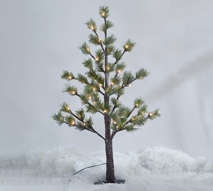 36" LIGHT UP GREEN PINE TREE