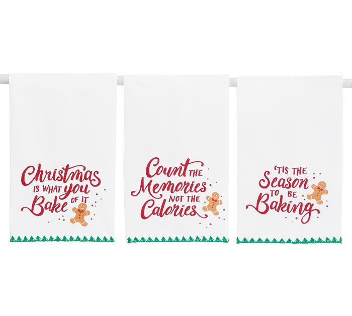 GINGERBREAD TEA TOWELS