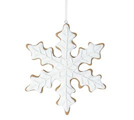FROSTED SNOWFLAKE ORNAMENT