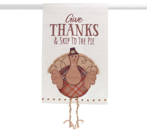 Give Thanks Turkey Tea Towel