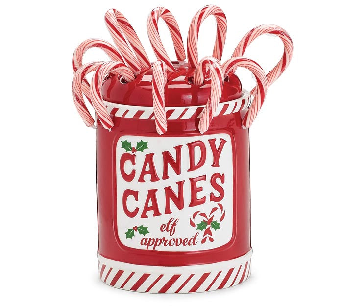 ELF APPROVED CANDY CANE JAR