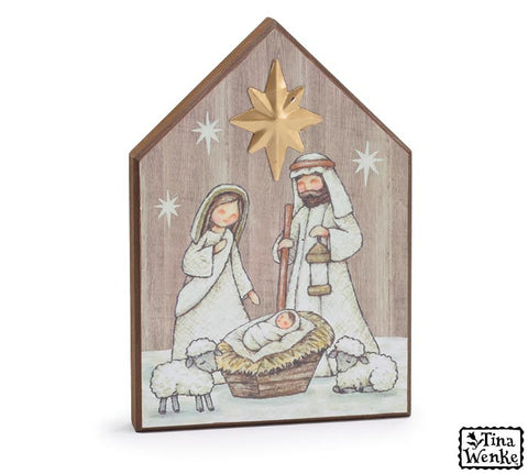 HOLY FAMILY SHELF SITTER