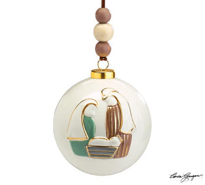 OH HOLY NIGHT NATIVITY ORNAMENT