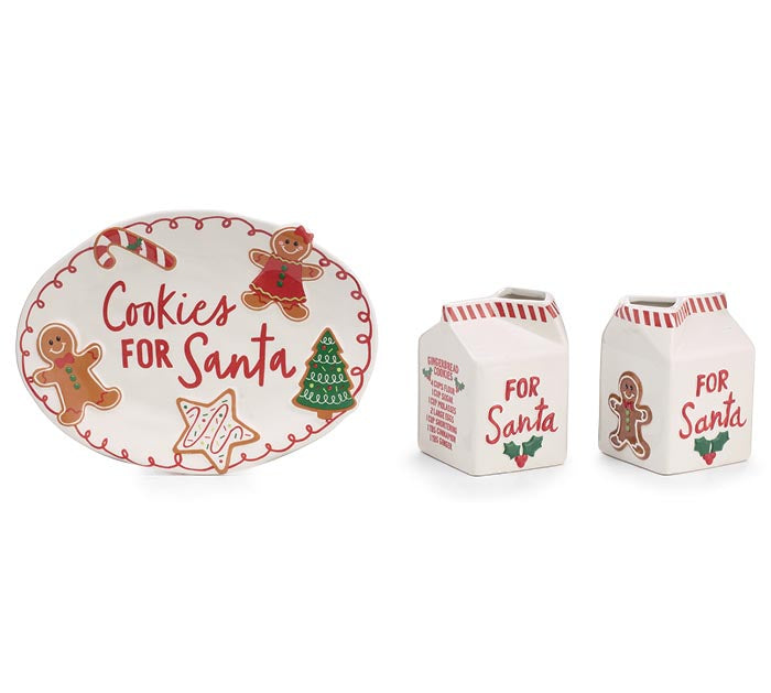 COOKIES/MILK FOR SANTA GIFT SET