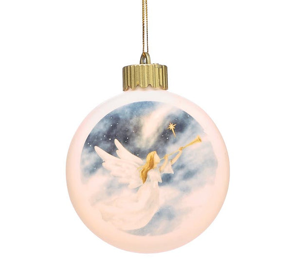 Flying Angel Porcelain Ornament - LED