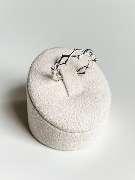 Rizen || Crown of Thorns Band Ring - Sterling Silver
