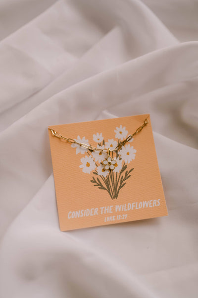 Dear Heart || Consider the Wildflowers Necklace