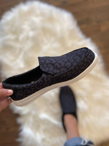 Maya Shoe || Black Leopard